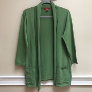 SAFFRON EMERALD GREEN SWEATER